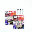 EBC Sintered Brake Pad Set FA379HH - 2 Pair with Caliper Pins-1