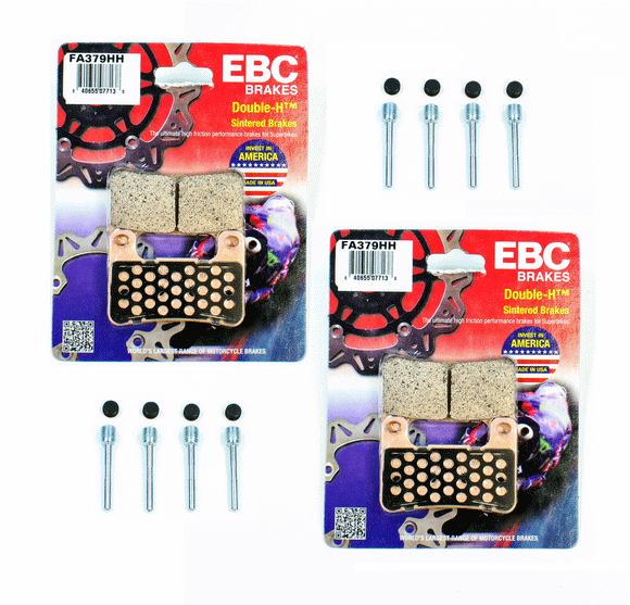 EBC Brake Pads HH Sintered+Pins for 2014-2015 Suzuki DL1000 Front