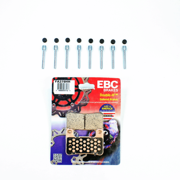 EBC Brake Pads HH Sintered+Pins for 2014-2015 Suzuki DL1000 Front