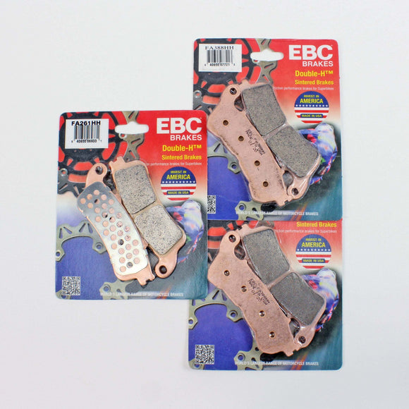 EBC Sintered Brake Pads FA379HH 3 Pairs Front+Rear for select Honda models