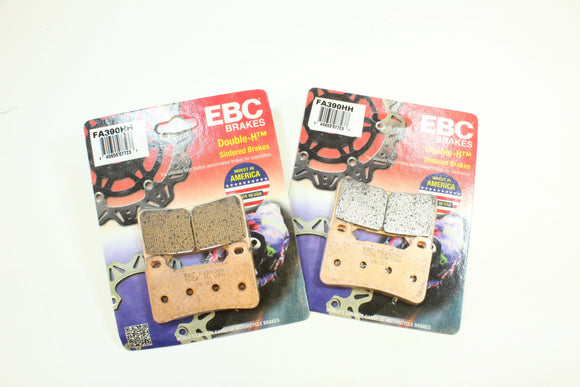 EBC Sintered Brake Pad Set - 2 Pair FA390HH for select Honda CB/CBR1000 CBR600