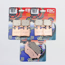 EBC HH Sintered Brake Pad Set for 2006 -2020 Yamaha FJR 1300-Set Front Rear-1