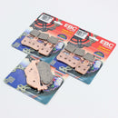EBC Sintered Brake Pad Set FA379HH - 3 Pairs Front/Rear for 2009-16 Yamaha Vmax VMX1700-1