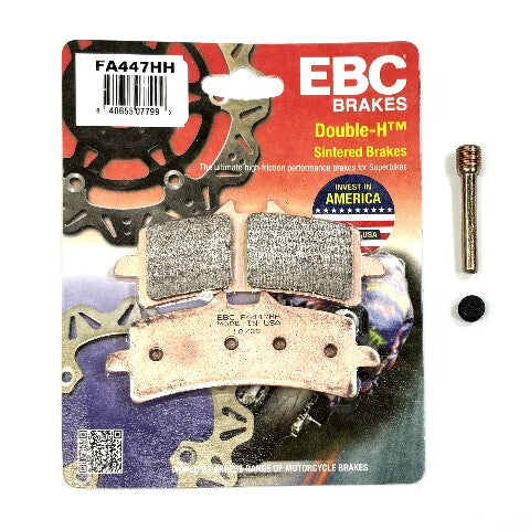 EBC Sintered Brake Pads and Caliper Pad Pins Front for select Suzuki models