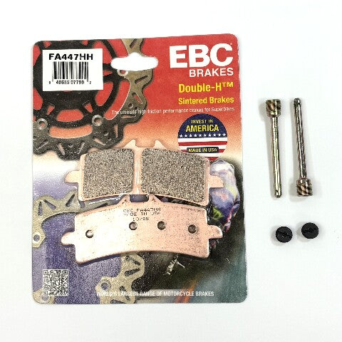 EBC Sintered Brake Pads and Caliper Pad Pins Front for select Honda models