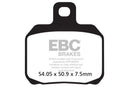 EBC Sintered Brake Pad Set FA447HHx2 FA266HH 3 Pairs Front/Rear for select Ducati Hypermotard-6