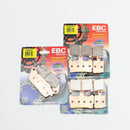 EBC Sintered Brake Pads 2 Pair for Front/Rear Calipers for select Honda models-1