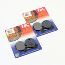 EBC Organic Brake Pad Set - 2 Pair FA62 for 1979-80 Kawasaki KZ1000E-2
