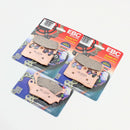 EBC Sintered Brake Pad Set FA379HH - 3 Pairs for Front/Rear Calipers-2