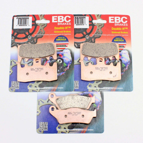 EBC Sintered Brake Pad Set FA379HH - 3 Pairs for Front/Rear Calipers