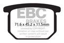 EBC FA65 Organic Brake Pad Set - 2 Pair for select Suzuki GS models 1980-83-3