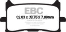 EBC Sintered Brake Pad Set FA679HHx2 FA496HH 3 Pr for Honda CB650R/CBR650R ABS 2019-20-5