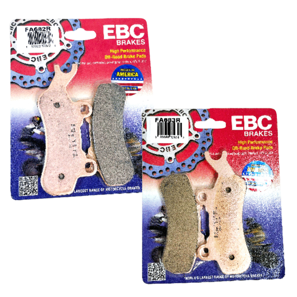 EBC FA682R & FA683R Front Sintered Brake Pad Kit | Can-Am Outlander, Renegade, Defender & Maverick (Left & Right)