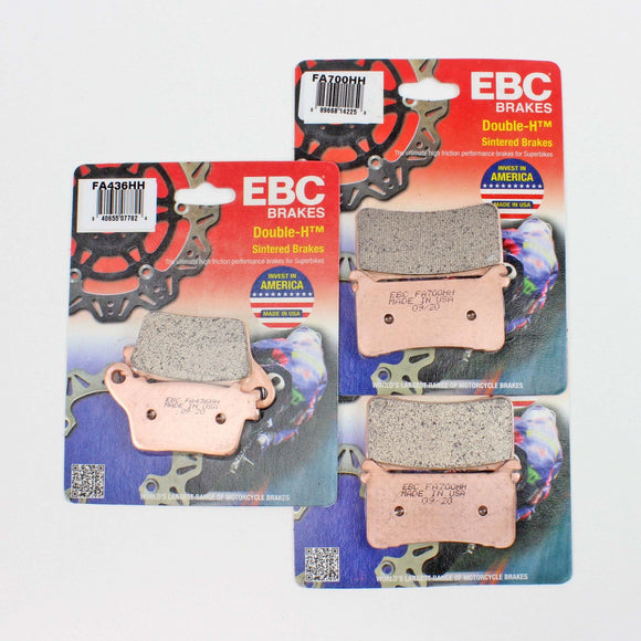 EBC Sintered Brake Pad Set FA379HH - 3 Pr for Front/Rear for select Honda models