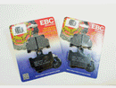 EBC Organic Brake Pad Set - 2 Pair FA81 for select Yamaha models-1
