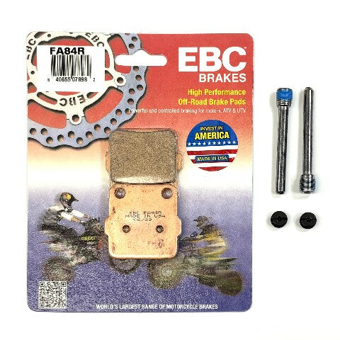 EBC Sintered Brake Pads and Caliper Pad Pins Rear for select Yamaha models