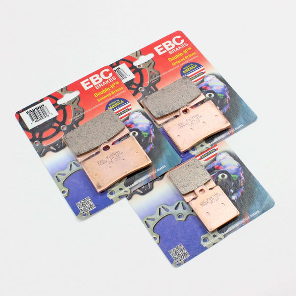 EBC Sintered Brake Pad Set FA379HH - 3 Pairs for Front/Rear Calipers