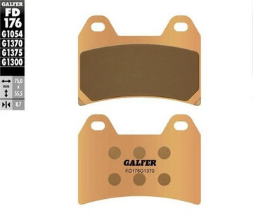 Galfer Brake Pads  Front Sintered FD176G1370 (EBC FA244)