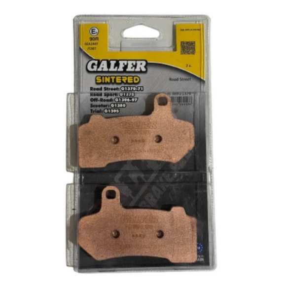 Galfer FD369G1370 Front Sintered Brake Pads EBC FA409 for select Harley Davidson