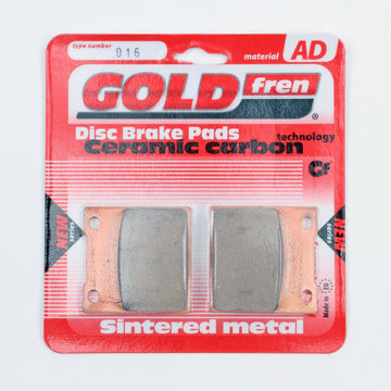 Brake Pads Sintered Goldfren AD-016  (EBC Equivalents FA63HH FA161HH) - 0