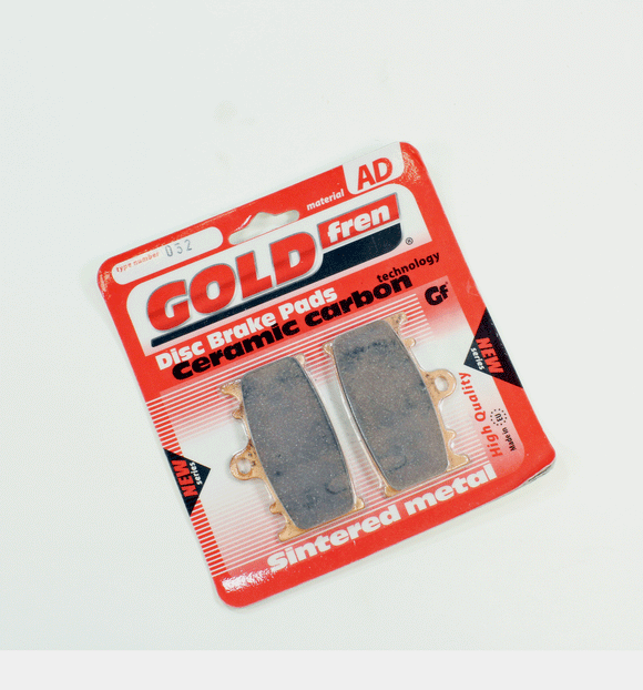 GoldFren AD-032 Sintered Brake Pads Front (EBC Equivalent FA158HH)
