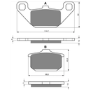 GoldFren AD-037 Sintered Brake Pads (EBC Equivalent FA85HH)-1