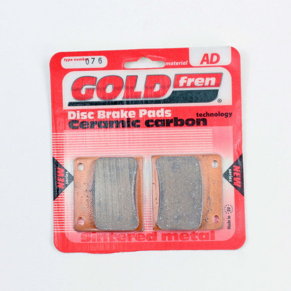 Brake Pads Sintered Goldfren AD-076  Rear (EBC Equivalent FA36)