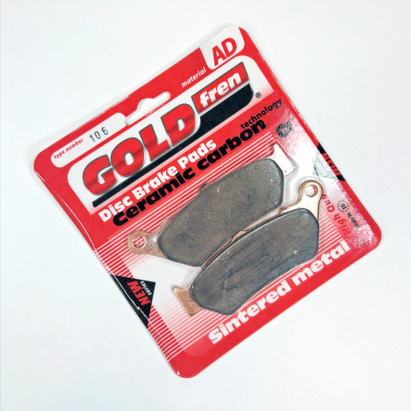 Brake Pads Sintered Goldfren AD-106  (EBC Equivalent FA209/2HH)