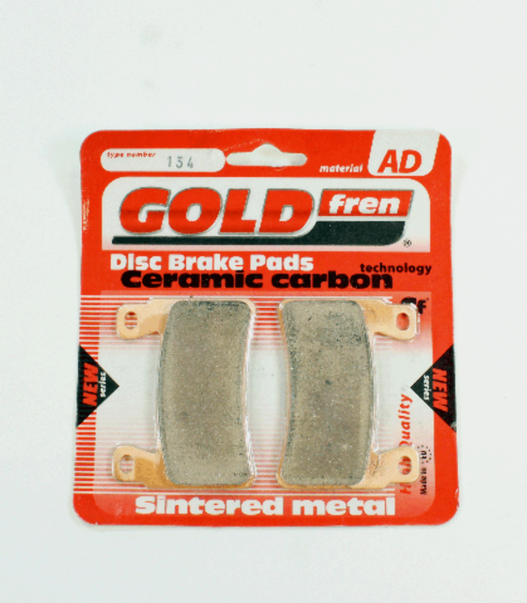 Brake Pads Sintered Goldfren AD-134  Front (EBC Equivalents FA296HH FA265HH)