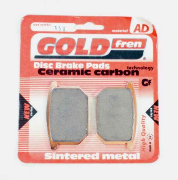 Brake Pads Sintered Goldfren AD-138  Front (EBC Equivalent FA65)
