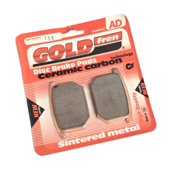 Goldfren AD-138 Sintered Brake Pads Front (EBC Equivalent FA65)