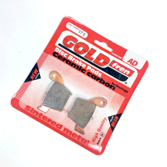 Brake Pads Sintered Goldfren AD-176  Rear (EBC Equivalent FA346X)