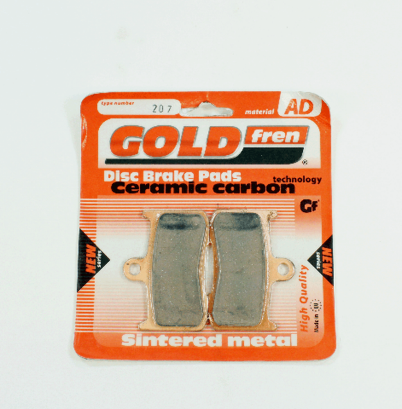 Brake Pads Sintered Goldfren AD-207  Front (EBC Equivalent FA347HH)