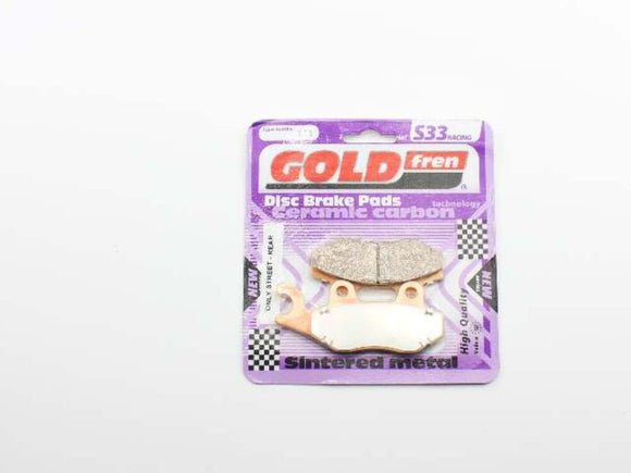 Brake Pads Racing Ceramic Carbon Goldfren S33-009  (EBC FA165)