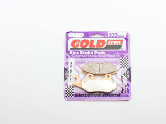 Brake Pads Racing Ceramic Carbon Goldfren S33-009  (EBC FA165)