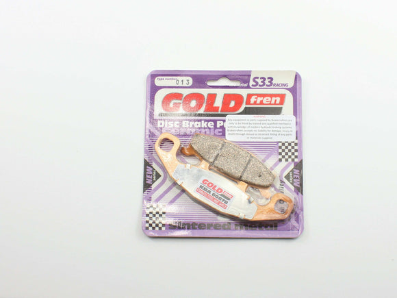 Brake Pads Racing Ceramic Carbon Goldfren S33-013  (EBC FA129)