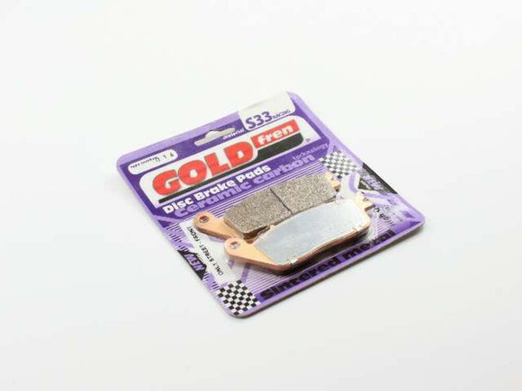 Brake Pads Racing Ceramic Carbon Goldfren S33-014  (EBC FA196 FA226)