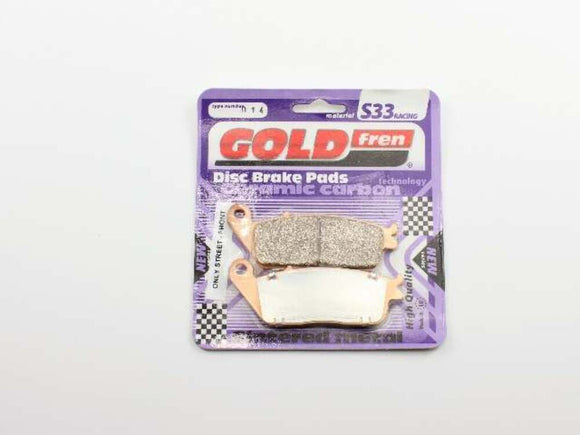 Brake Pads Racing Ceramic Carbon Goldfren S33-014  (EBC FA196 FA226)