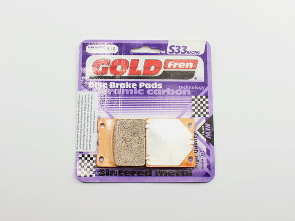Brake Pads Racing Ceramic Carbon Goldfren S33-016  (EBC FA63 FA161)