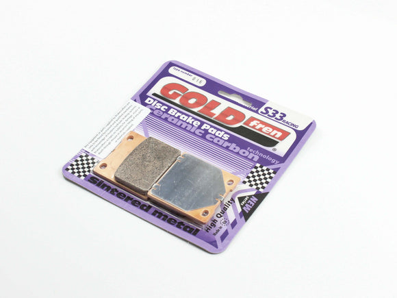 Brake Pads Racing Ceramic Carbon Goldfren S33-016  (EBC FA63 FA161)