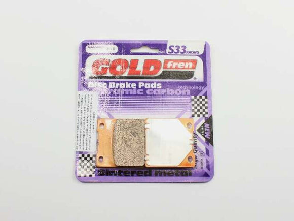 Brake Pads Racing Ceramic Carbon Goldfren S33-016  (EBC FA63 FA161)