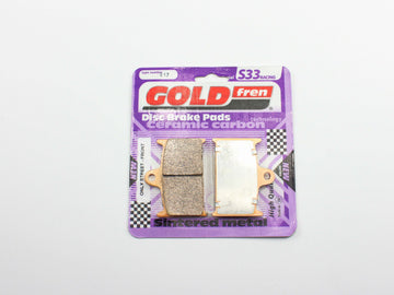 Brake Pads Racing Ceramic Carbon Goldfren S33-017  (EBC FA145 FA236)