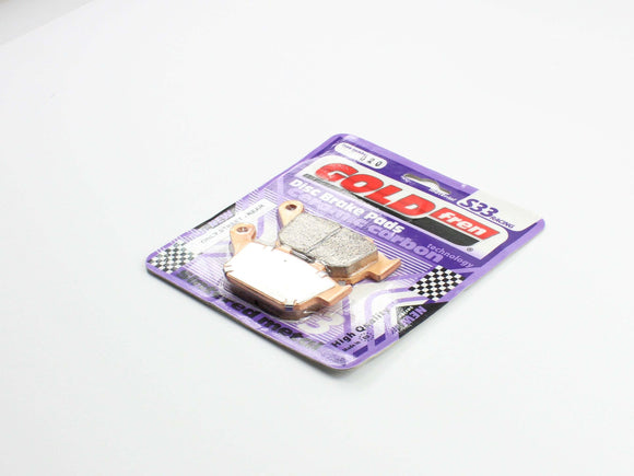 Brake Pads Racing Ceramic Carbon Goldfren S33-020  (EBC FA140)