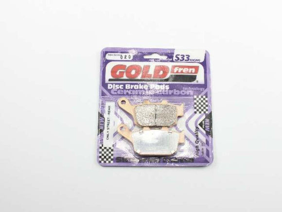Brake Pads Racing Ceramic Carbon Goldfren S33-020  (EBC FA140)