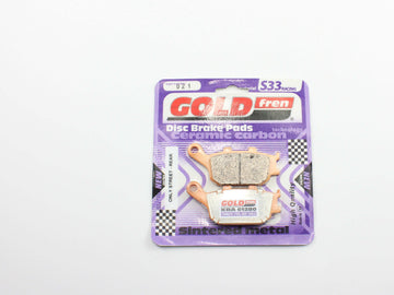 Brake Pads Racing Ceramic Carbon Goldfren S33-021  (EBC FA174 FA496) - 0