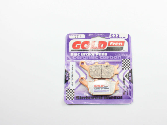 Brake Pads Racing Ceramic Carbon Goldfren S33-021  (EBC FA174 FA496)