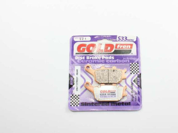 Brake Pads Racing Ceramic Carbon Goldfren S33-021  (EBC FA174 FA496)