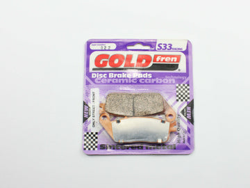 Brake Pads Racing Ceramic Carbon Goldfren S33-022  (EBC FA142)