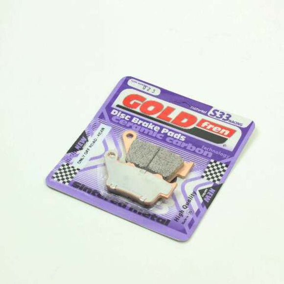 Brake Pads Racing Ceramic Carbon Goldfren S33-023  (EBC FA208 FA213)