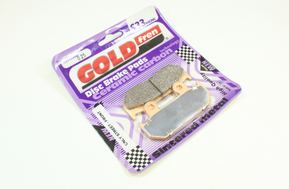 Brake Pads Racing Ceramic Carbon Goldfren S33-025  (EBC FA121 FA203)